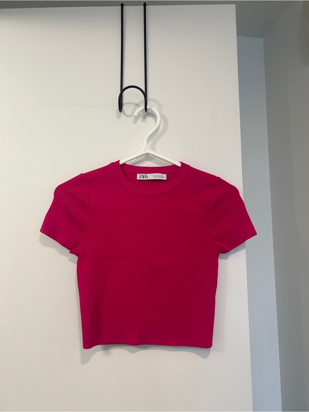Zara Cropped Short Sleeve